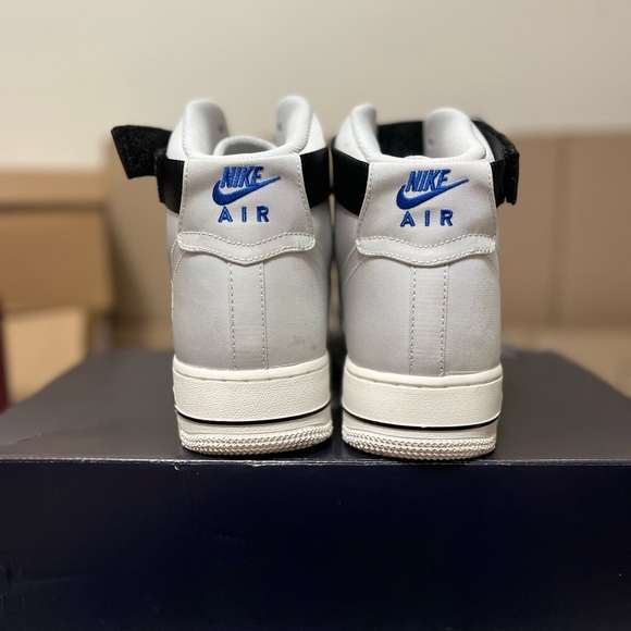 NIKE Men Air Force 1’s High👟 Reflective with blue laces size 10.5🩶 - Picture 3 of 6